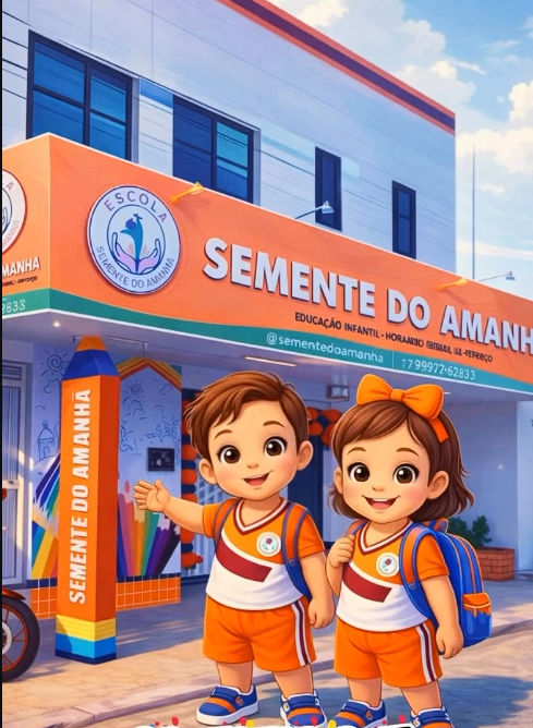 Fachada da Escolinha Semente do Amanhã